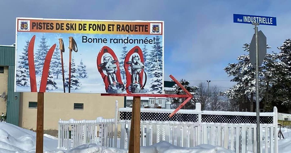 Sentier de Ski de fond et Raquette -> Ouvert